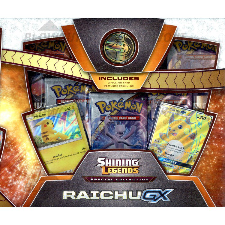Special Collection Box [Raichu GX] from Shining Legends Pokémon card set
